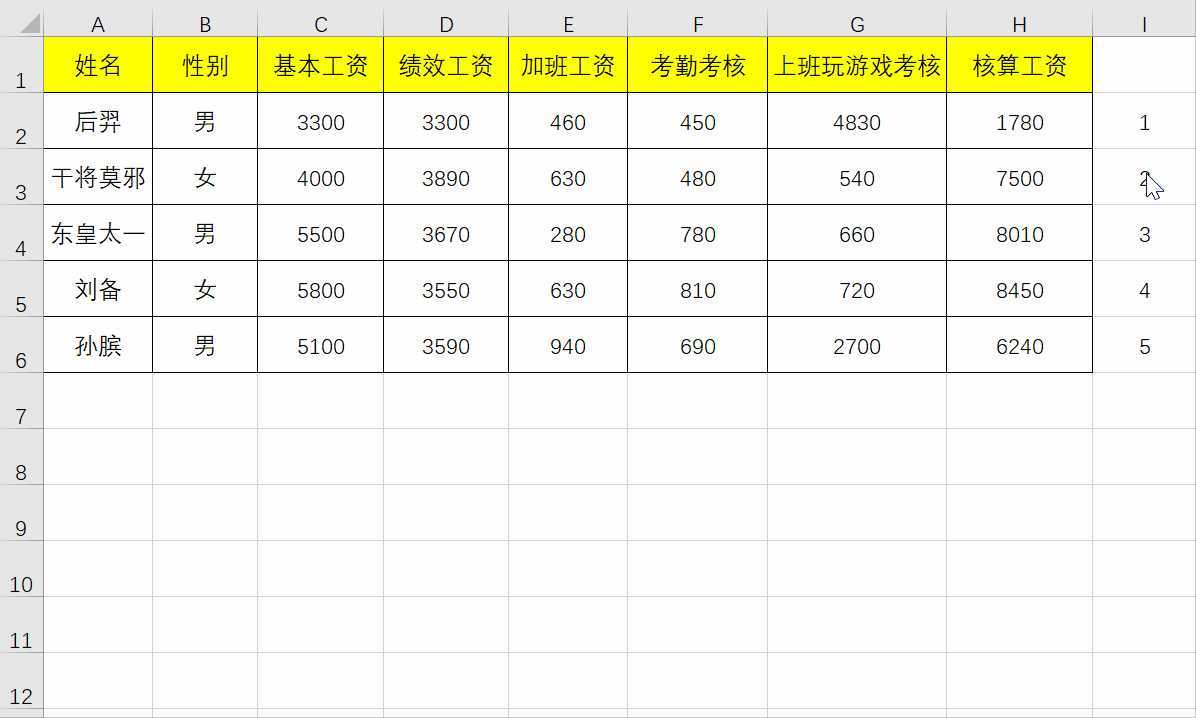 若何快速制作工资条工资条折叠方式图解微商引流方法